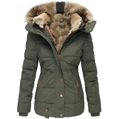 Samantha | Stylish Hooded Puffer