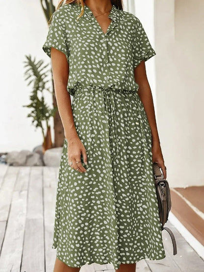 Edith | Elegantes Kleid mit V-Ausschnitt