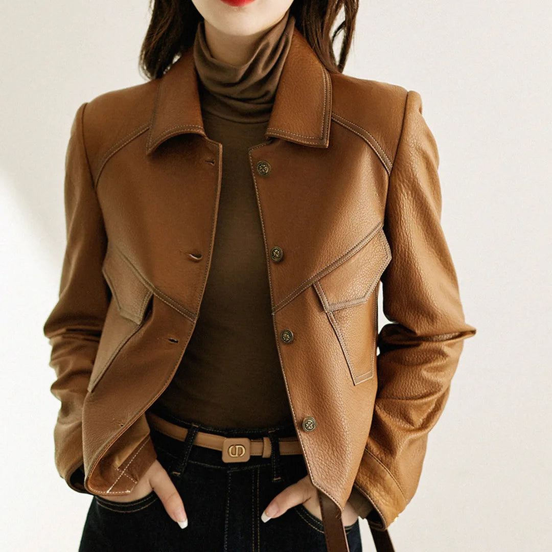 Emma | Stylish Leather Jacket