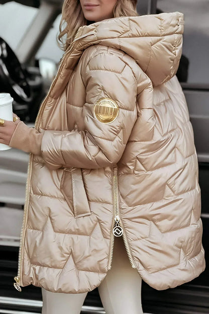 Gwenaëlle - Manteau d’hiver élégant à capxuche