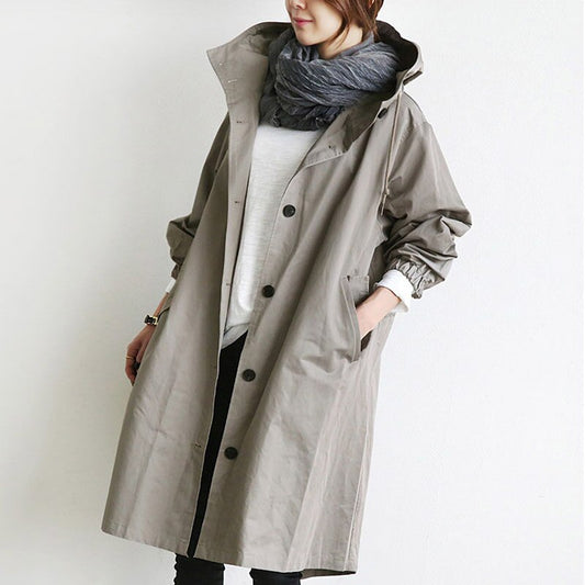 Phoebe | Trenchcoat mit Kapuze