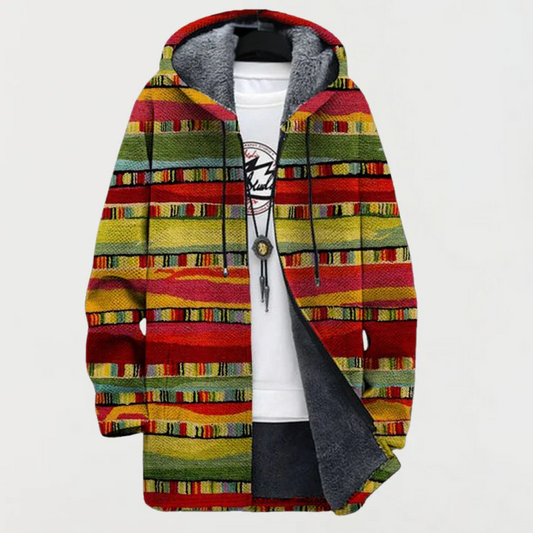 Cynthia | Farbintensiver Kunst-Cardigan