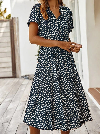 Edith | Elegantes Kleid mit V-Ausschnitt