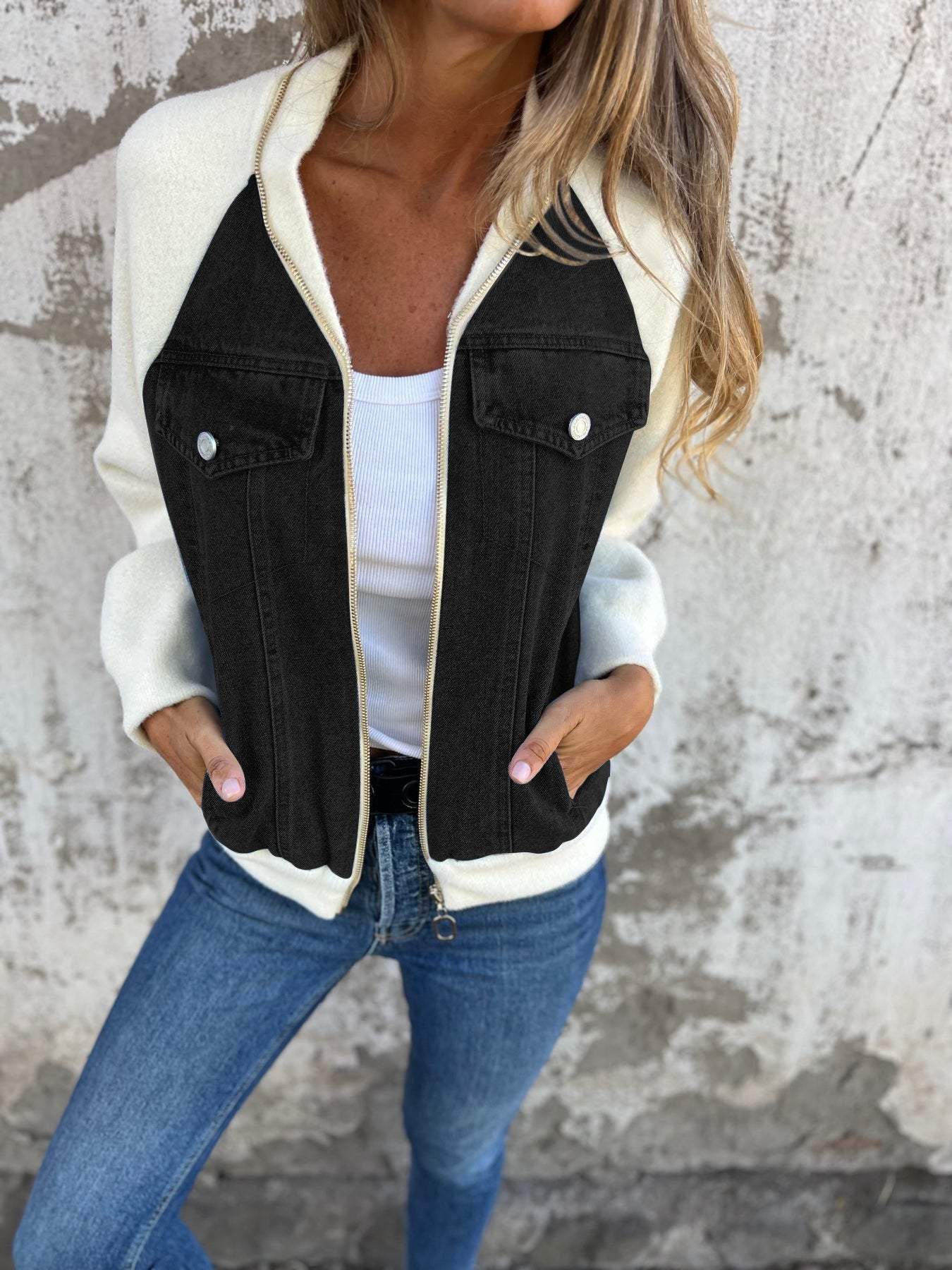 Zoe™ – Stilvolle Jeansjacke