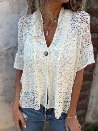 Ivonie™ | Elegantes Texturiertes Top