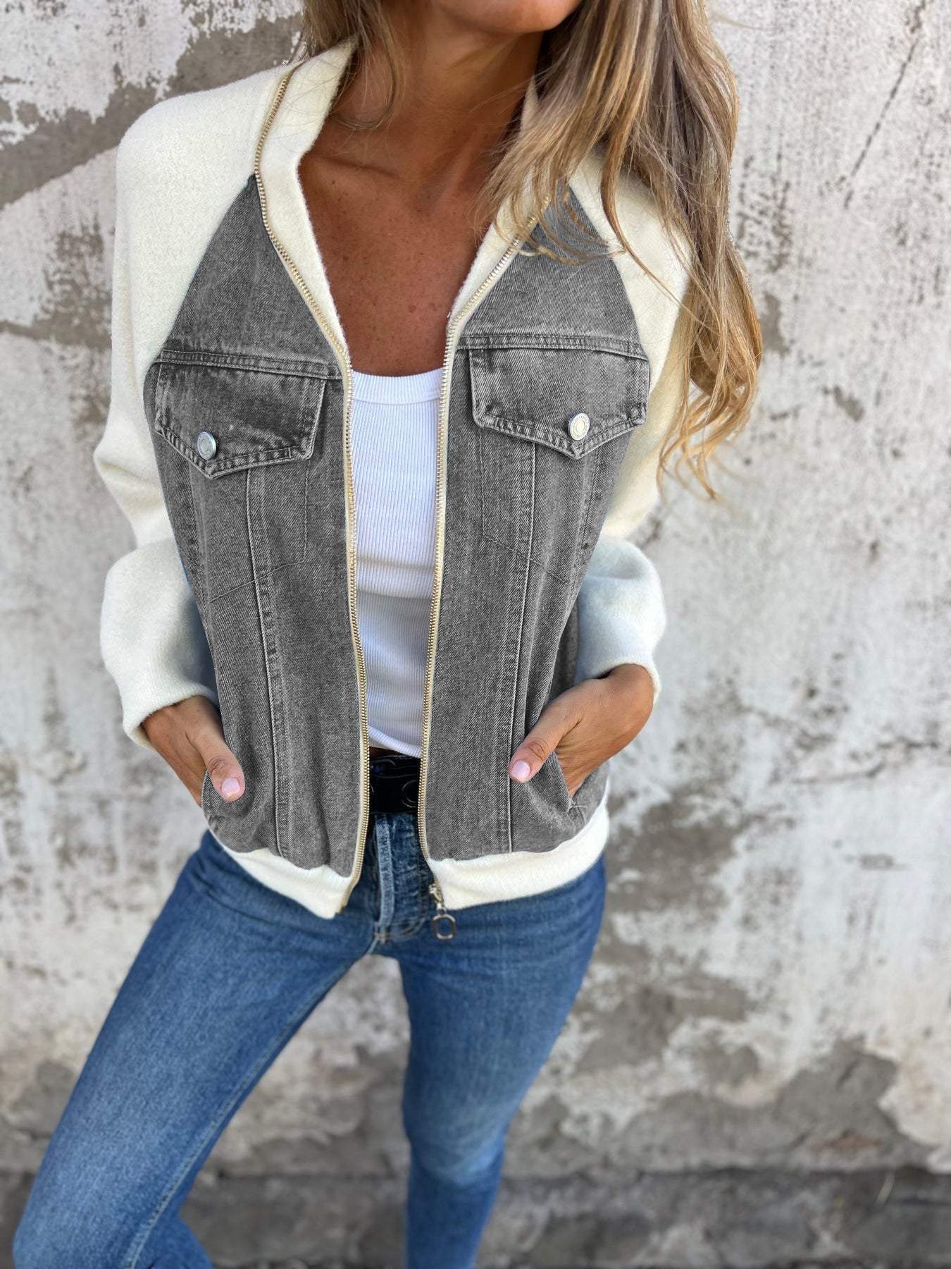 Zoe™ – Stilvolle Jeansjacke