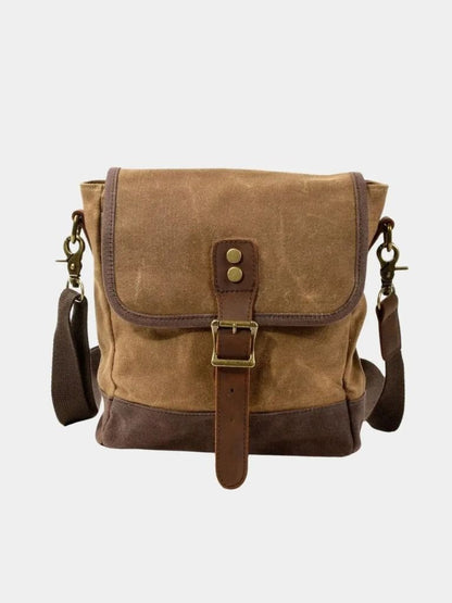 Leder Crossbody Schultertasche - Kreuz & Krone