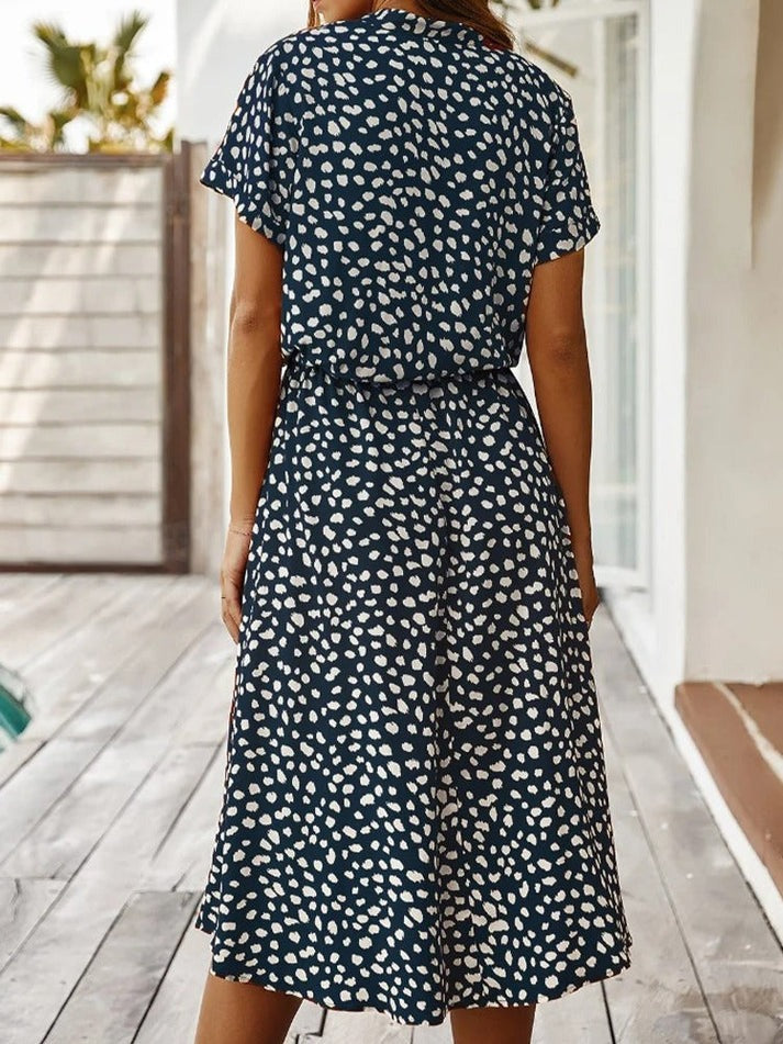 Edith | Elegantes Kleid mit V-Ausschnitt