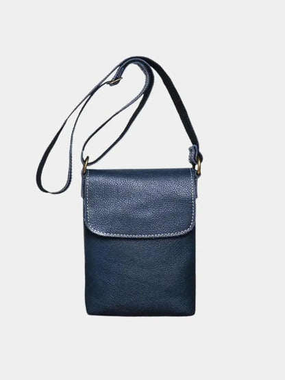 Mini Lederschultertasche für Herren - Kreuz & Krone