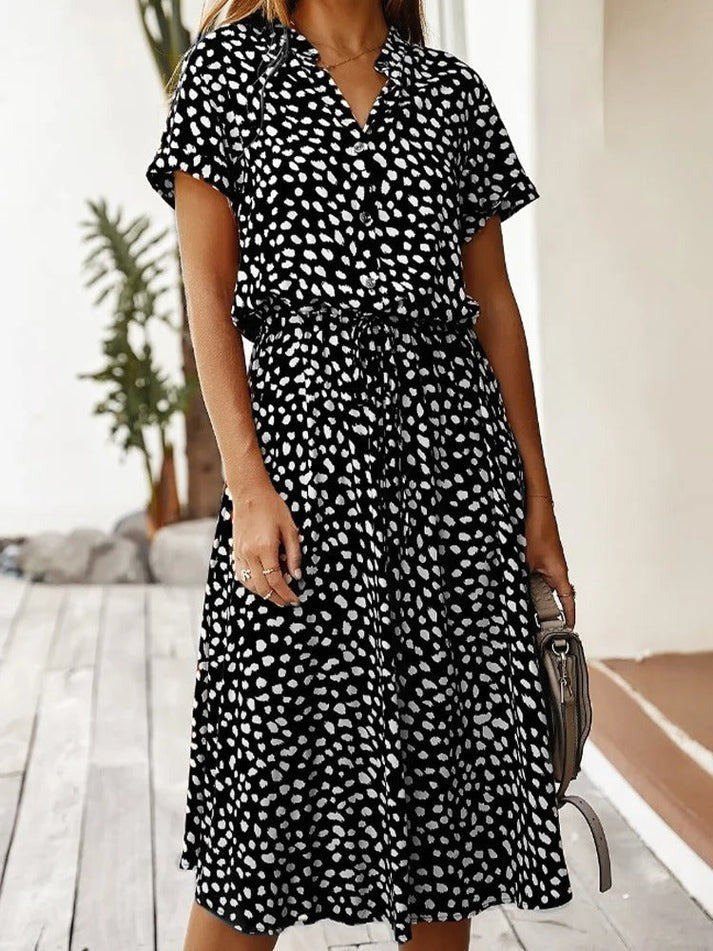 Edith | Elegantes Kleid mit V-Ausschnitt