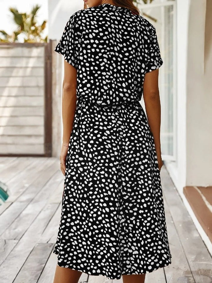 Edith | Elegantes Kleid mit V-Ausschnitt
