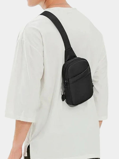 Kleine Essential Brusttasche - Kreuz & Krone