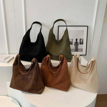 Alette | Stilvolle Wildleder-Tote-Tasche