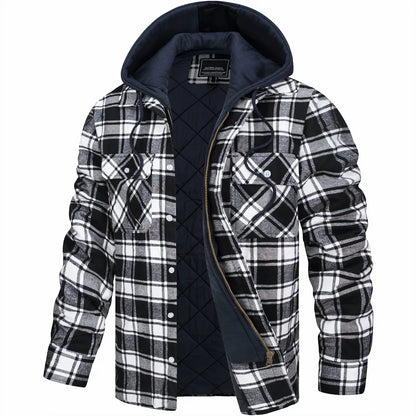 Julius™ | Trendige karierte Jacke mit gemütlichem Reißverschluss für einen stilvollen Look