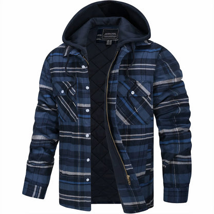 Julius™ | Trendige karierte Jacke mit gemütlichem Reißverschluss für einen stilvollen Look