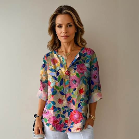 Arlene™ | Schicke Bluse mit Blumenmuster