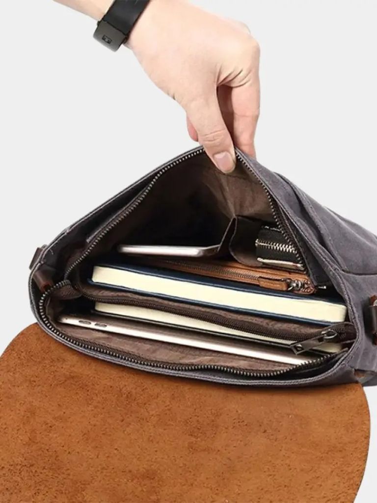 Windsor Messenger Schultertasche - Kreuz & Krone