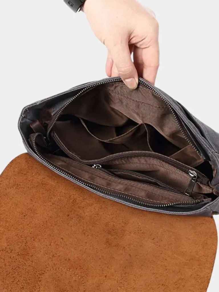 Windsor Messenger Schultertasche - Kreuz & Krone